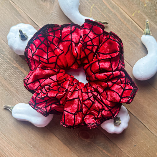 Velvet Webs Scrunchie