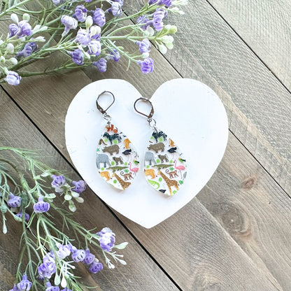 Wild Acrylic Earrings